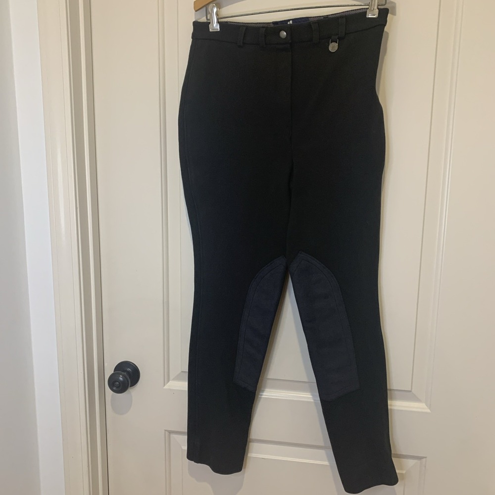 Miller's Heavyweight Black Equestrian Riding Pants Jodhpurs Large 30 Made In USA